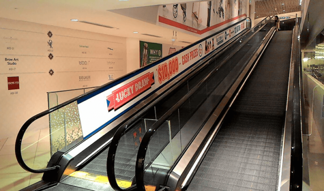 Escalator Sticker, largeformat printing