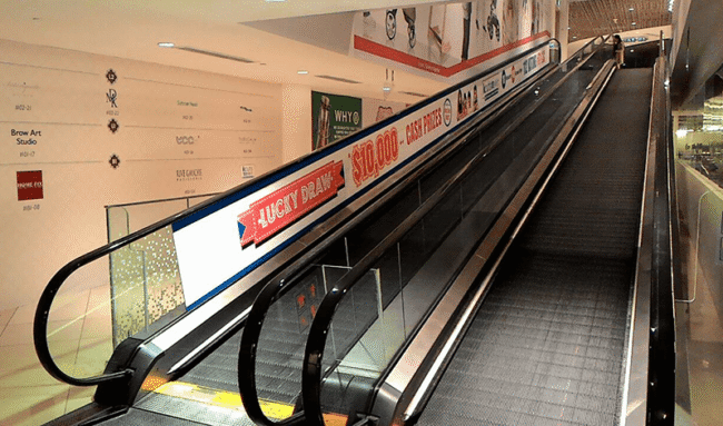 Escalator Stickers (1) Escalator Sticker, largeformat printing