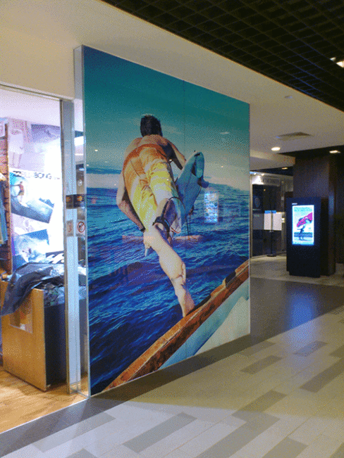 glass mural, wall mural