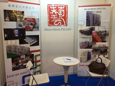 Booth set up