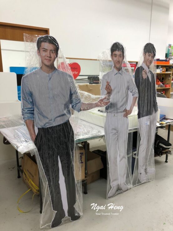 display unit, life-size standee